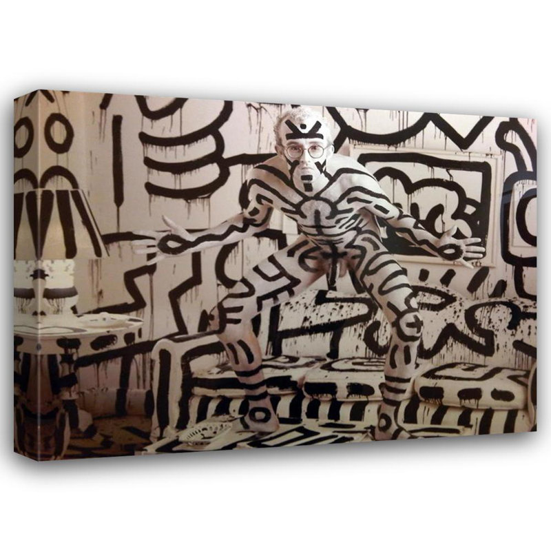 Keith Haring, 36" H x 48" W