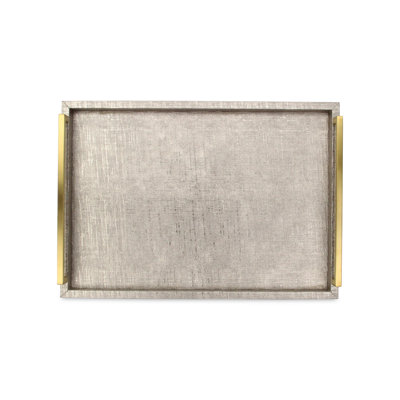 Cuir Baidy / plateau en similicuir - ensemble de 2