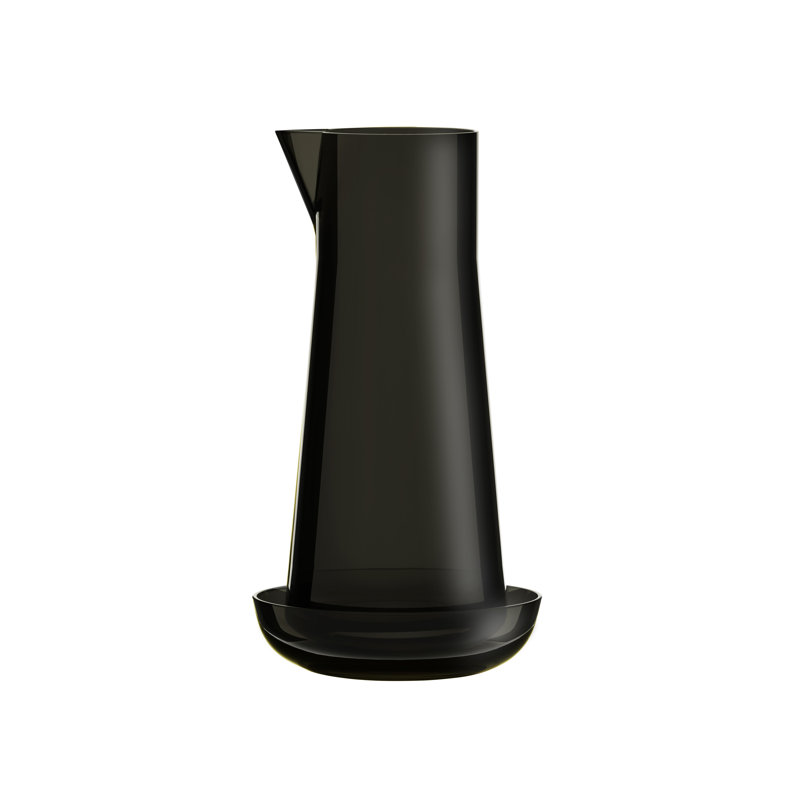 Crystal 2 - Piece Carafe Set, Black