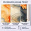 «Warm Earth Flow Abstract Ink II», reproduction d'art sur toile contemporaine orange-352473710-352473701