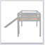 Lit mezzanine avec glissade, conception multifonctionnelle-1061139399
