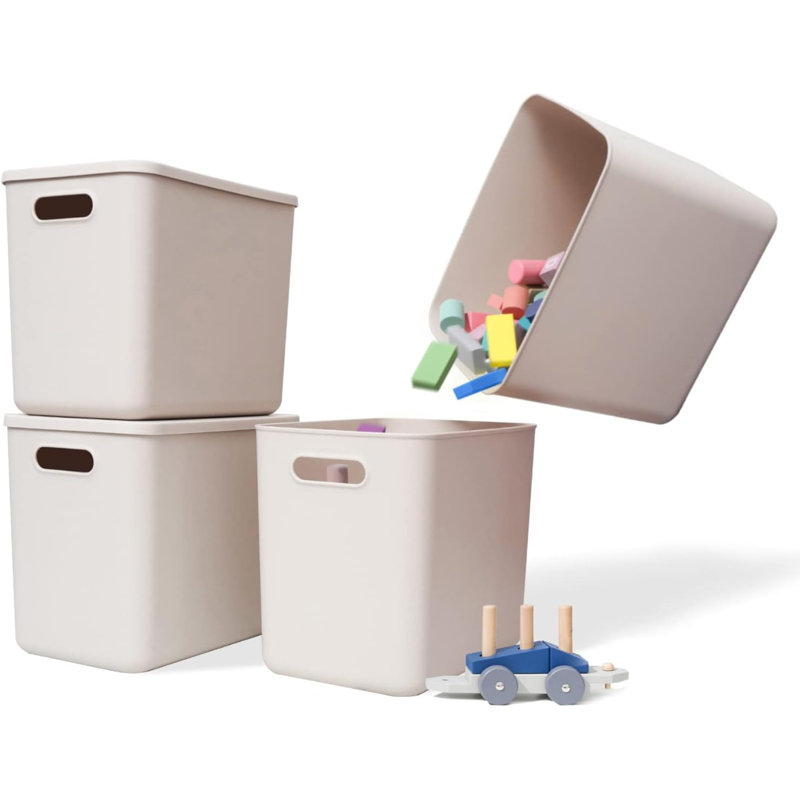 12 Quart Plastic Storage Baskets With Lid