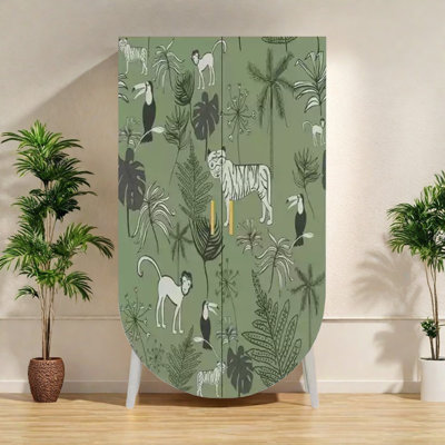 Armoire de rangement moderne à double porte