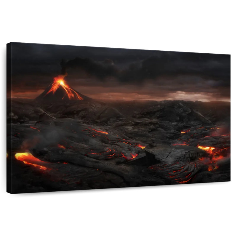 Alvord Volcanic Lava Flow, 20" H x 30" W