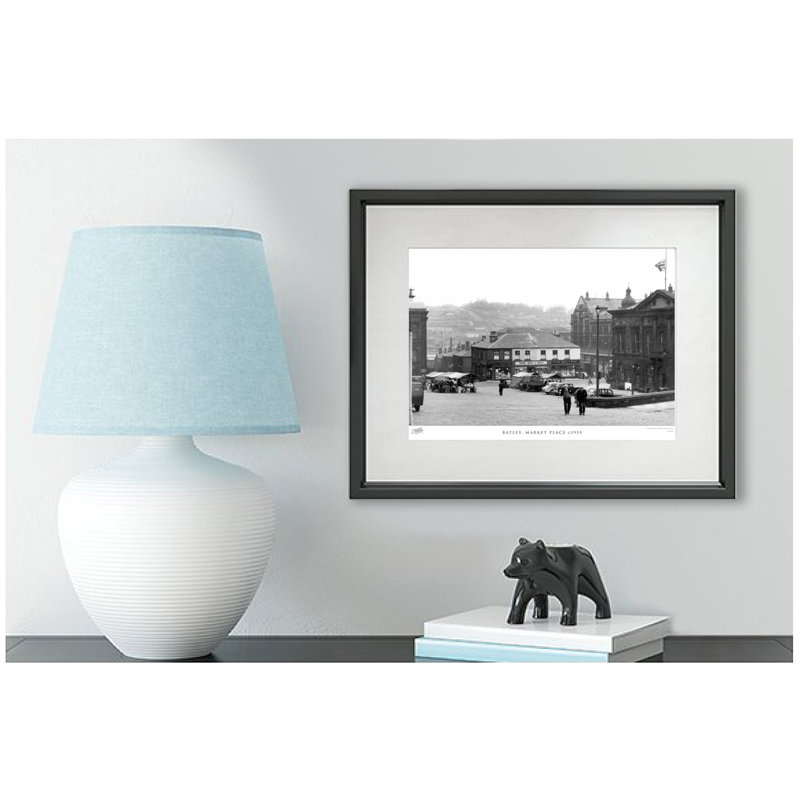 Batley, Market Place C1955 - Single Picture Frame Print, 40cm H x 50cm W x 2.3cm D