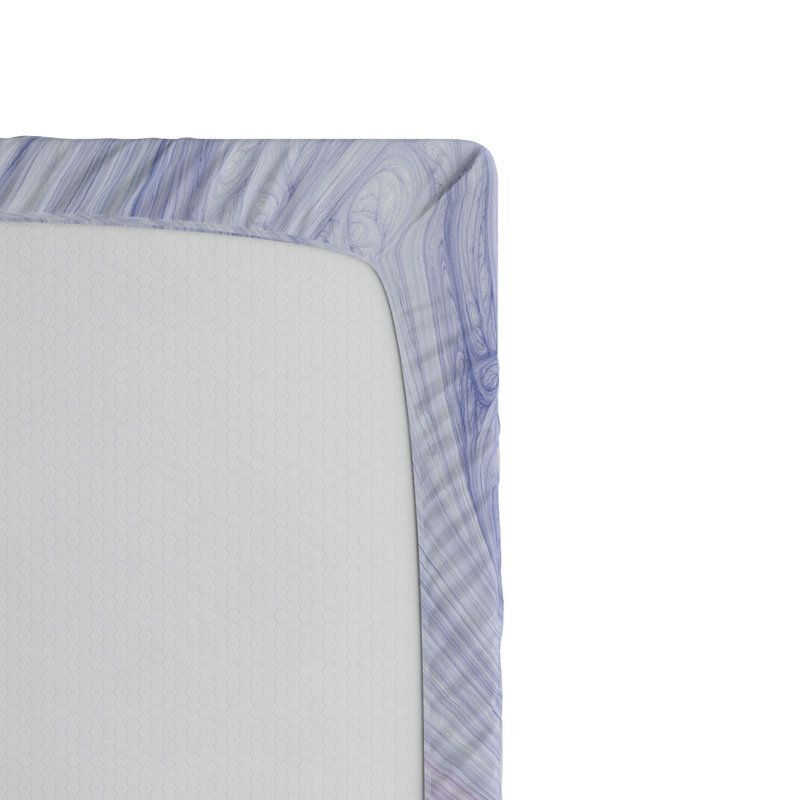 Microfiber Abstract Fitted Sheet, Queen Fitted Sheet