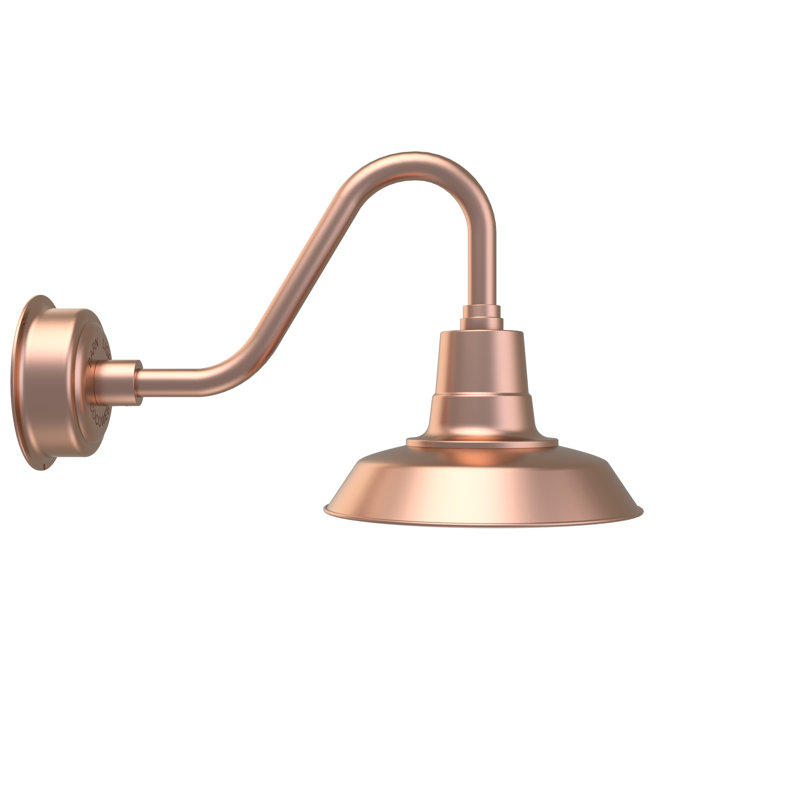 Haleigh LED Wall Light, 14.03" H x 12" W x 22.25" D, Mahogany Bronze
