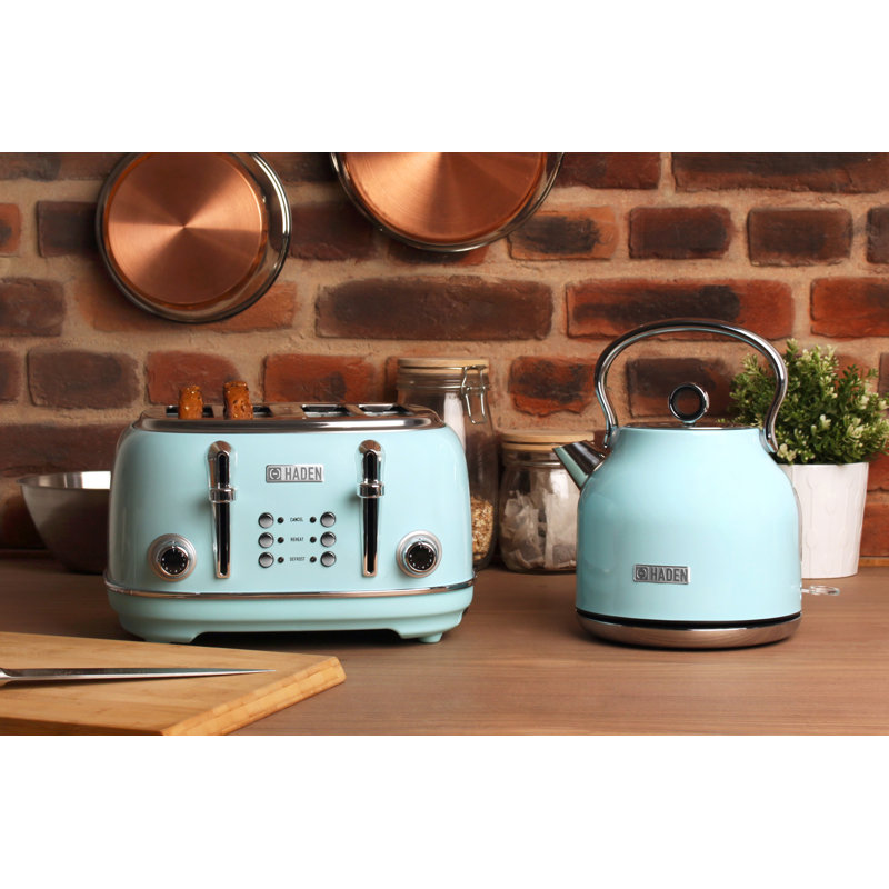 Heritage Slice Toaster, Turquoise