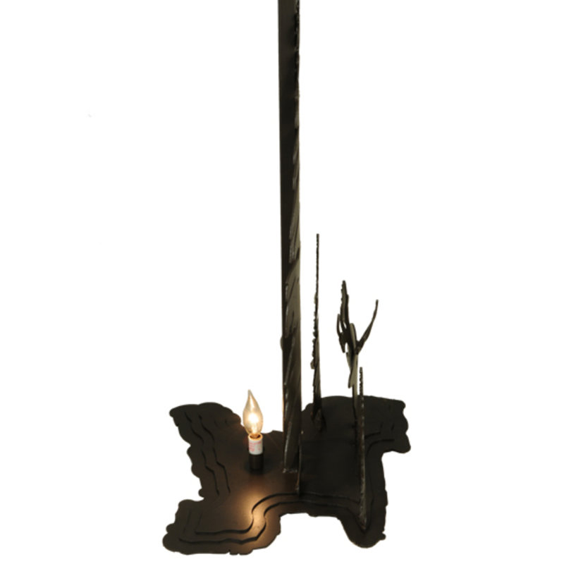 72" High Lone Deer Floor Lamp