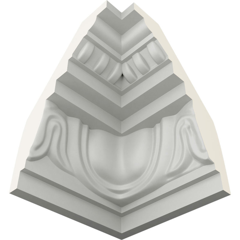 Moulure de coin intérieure Endurathane, P 3 1/4 po x H 4 1/2 po (correspond à la moulure MLD04X03X05ED), apprêtée en usine