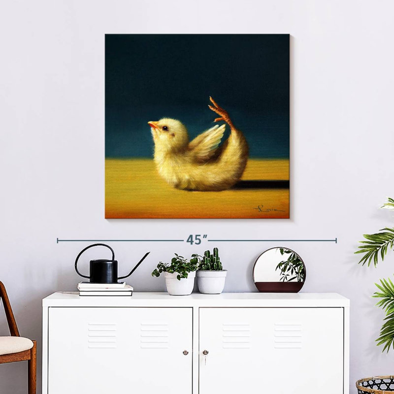 Ketti Yoga Chick Bow Pose, 30" H x 30" W