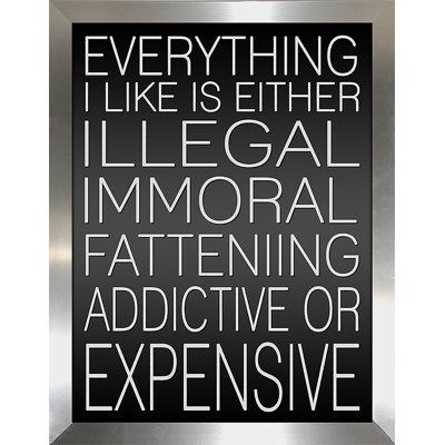 « everything my like », art textuel encadré
