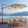 132'' Cantilever Umbrella with a Base