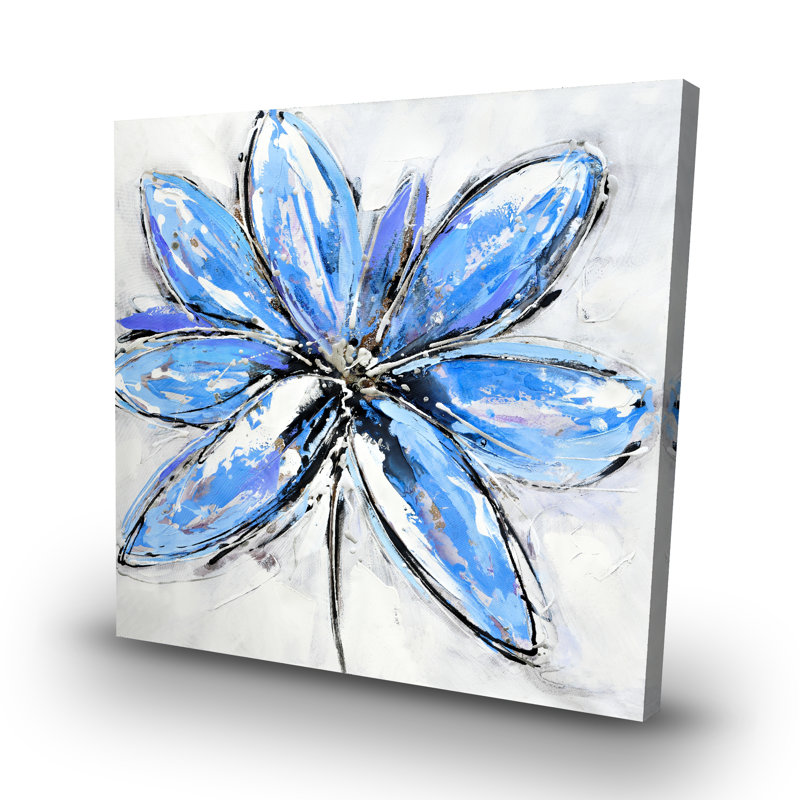 flower - 32"x32" art on canvas