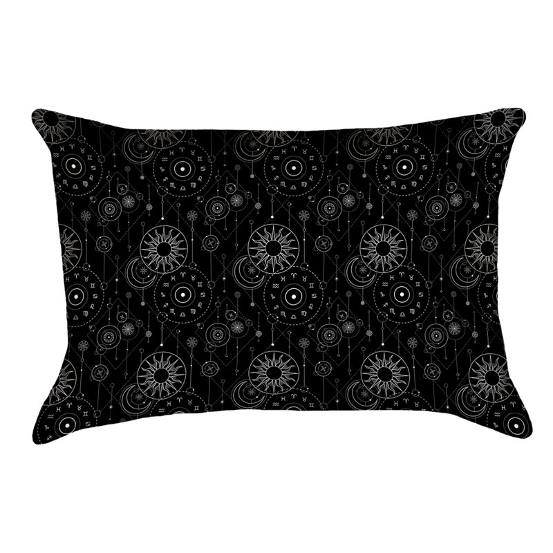 Coussin lombaire Katelyn Elizabeth, Noir, Pas de propriétés UV