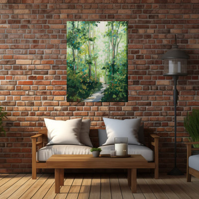 Art sur toile forêt