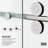 Elan 56-60" W x 66" H Sliding Frameless Tub Door with 3/8" Fluted Glass-98714705
