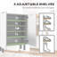 20 Pair Shoe Storage Cabinet