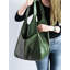Sac à bandoulière femme grande capacité vert