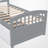 Coverson Twin Storage Platform Bed, Solid Wood Bed with 6 Drawers-477830842