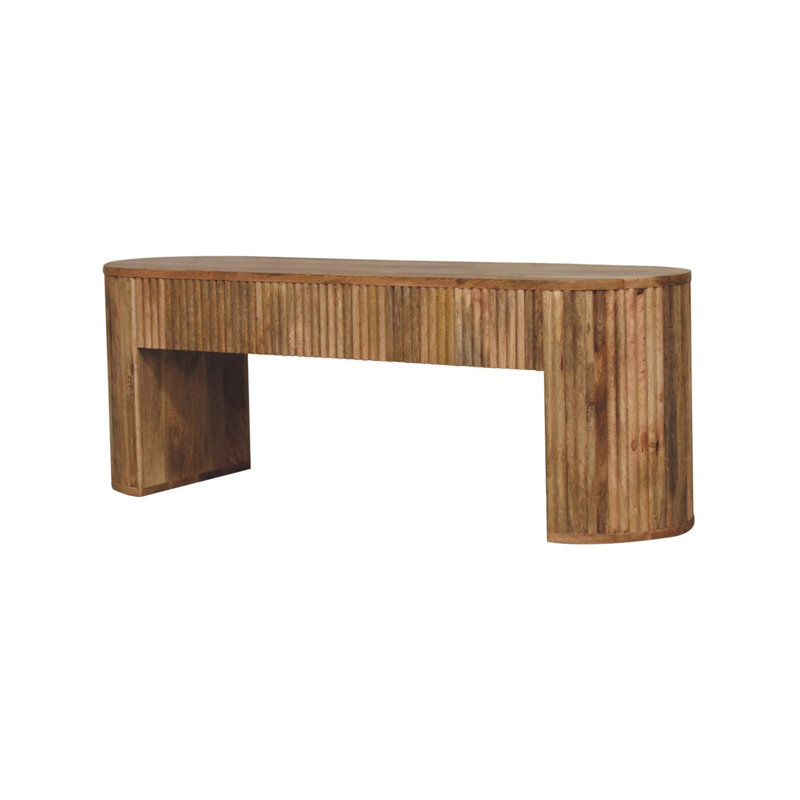 Unité média droite en bois massif Soba, chêne