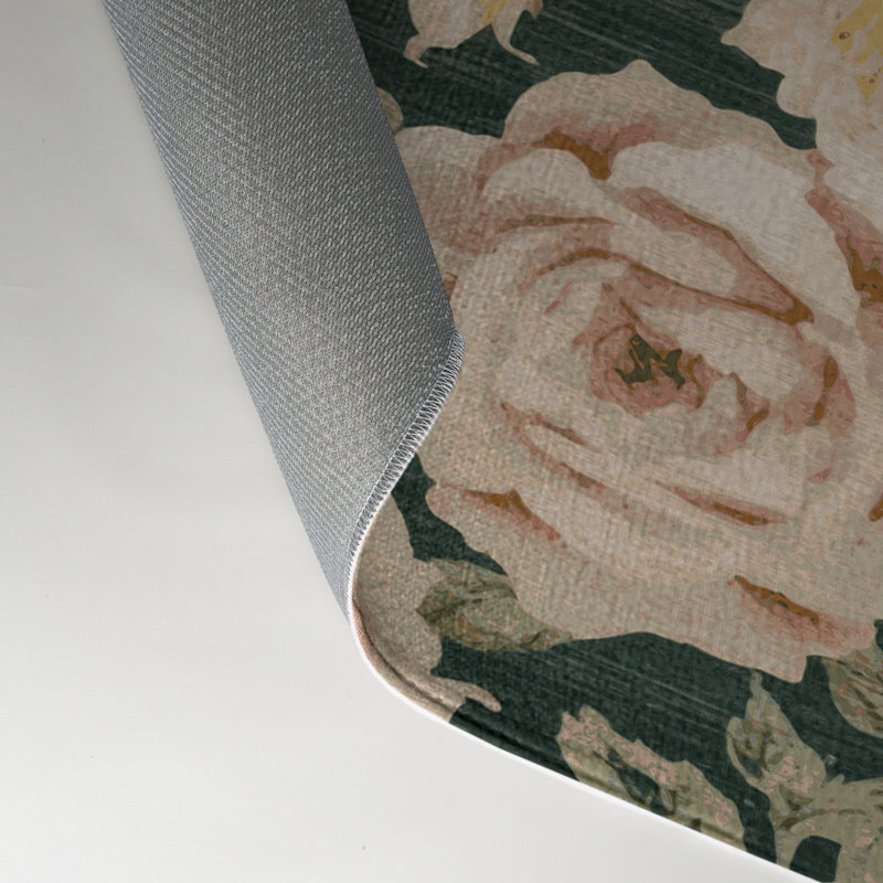 Tapis beige d'intérieur et d'extérieur Botanical, Rectangle 9 pi x 12 pi