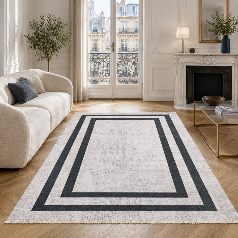 Oriental Cotton and Chenille Flatweave Area Rug, 80 x 150 cm