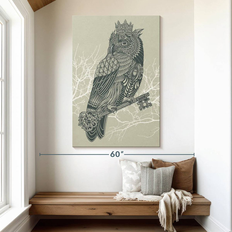 Brampt Owl King, 51" H x 34" W