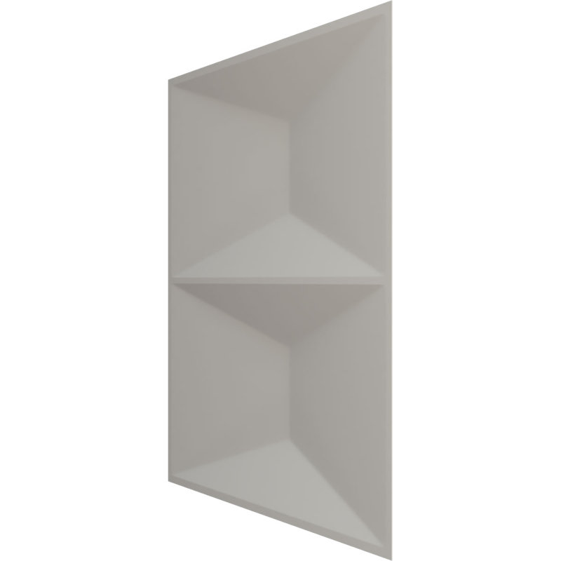 Panneau mural 3D décoratif Aberdeen EnduraWall, H 11,88 po x l 11,88 po x P 0,74 po, Brun