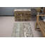 Tapis turc rétro à motif patchwork noué à la main offrant un style bohémien unique pour la décoration intérieure