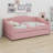 Upholstered Daybed With Light And Trundle-1162865313