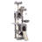 70" H Cat Tree Tower with Hammock, Scratching Post, Condo and Multi-Level Cat Tower-773200267