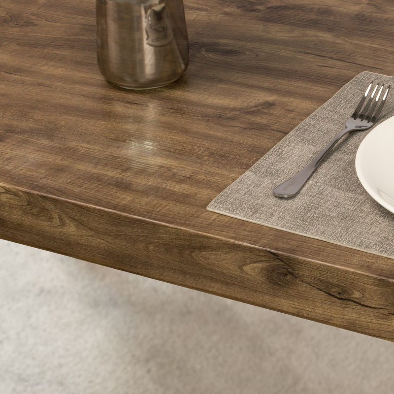 70.9'' Wood Dining Table in Walnut