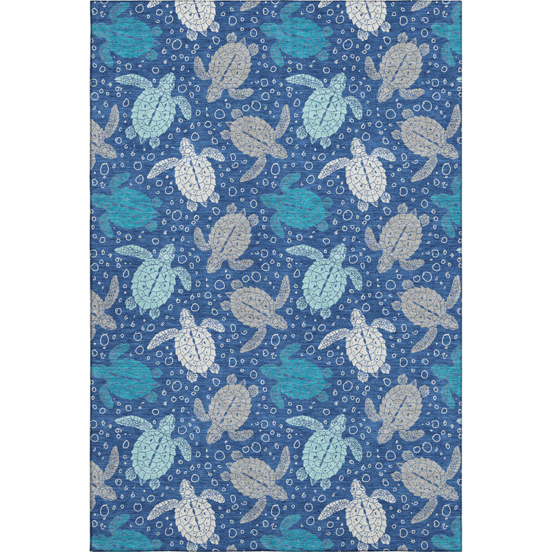 Premium Machine Washable Mayfield AMF192 Animal Print Rug, Sand, 8' x 10'