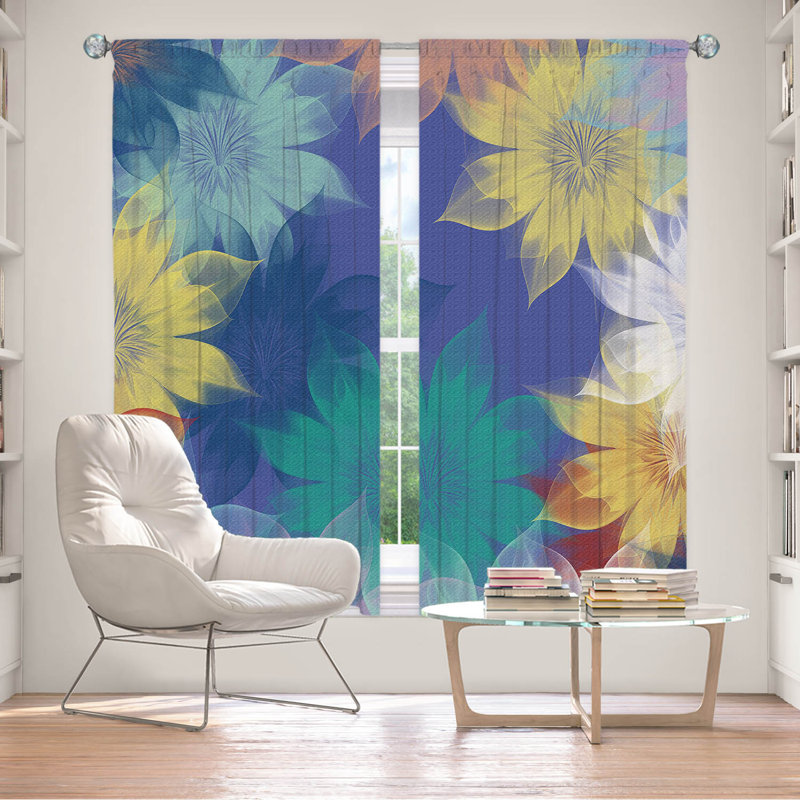 Paire de rideaux obscurcissant en polyester Emilliana, L 40 po x L 82 po