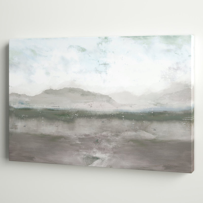 " Abstract Horizon " Painting Print, 12" H x 18" W
