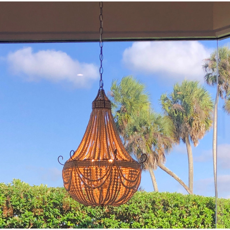 4 - Light Dimmable Empire Chandelier
