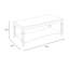 Branham Solid Wood Rectangular Coffee Table-657103966