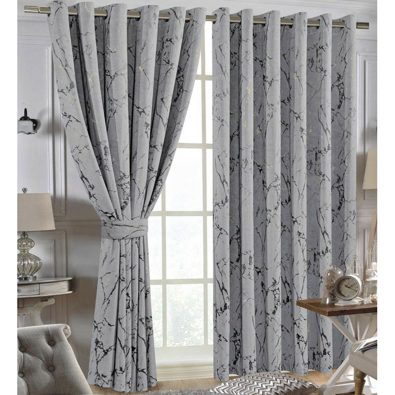 Lapan Room Darkening Curtain Pair