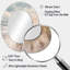 Miroir mural ovale blanc-1247932947