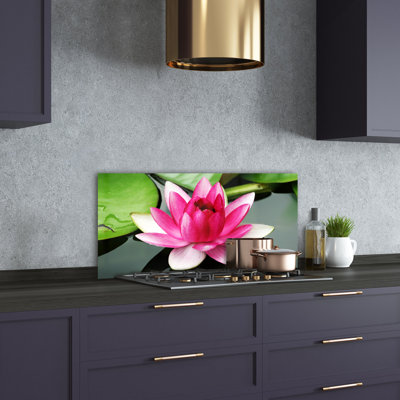 Lorayna 50cm W x 100cm L Glass Peel and Stick Panel
