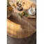 Table basse ronde en bois naturel de 32 po Napa - Pieds dorés-514895873-516557446