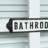 Cast Iron Bathroom Door Sign-529273669-529273671