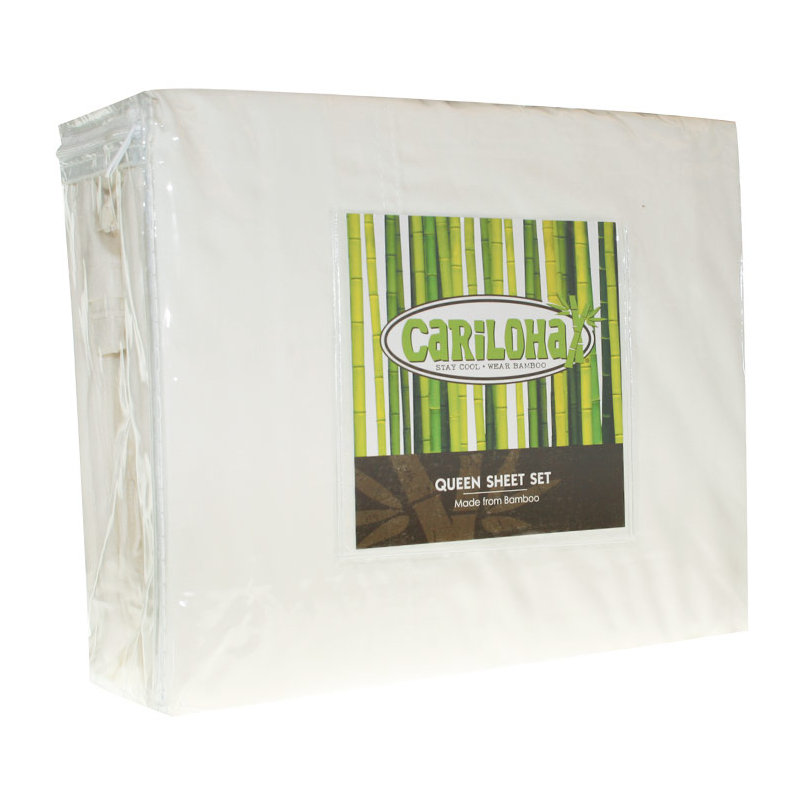 Rayon Twill Sheet Set, White, Cal King Sheet Set + 1 Fitted Sheet +1 Pillowcases