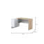Thorfast L-Shaped Secretary Desk