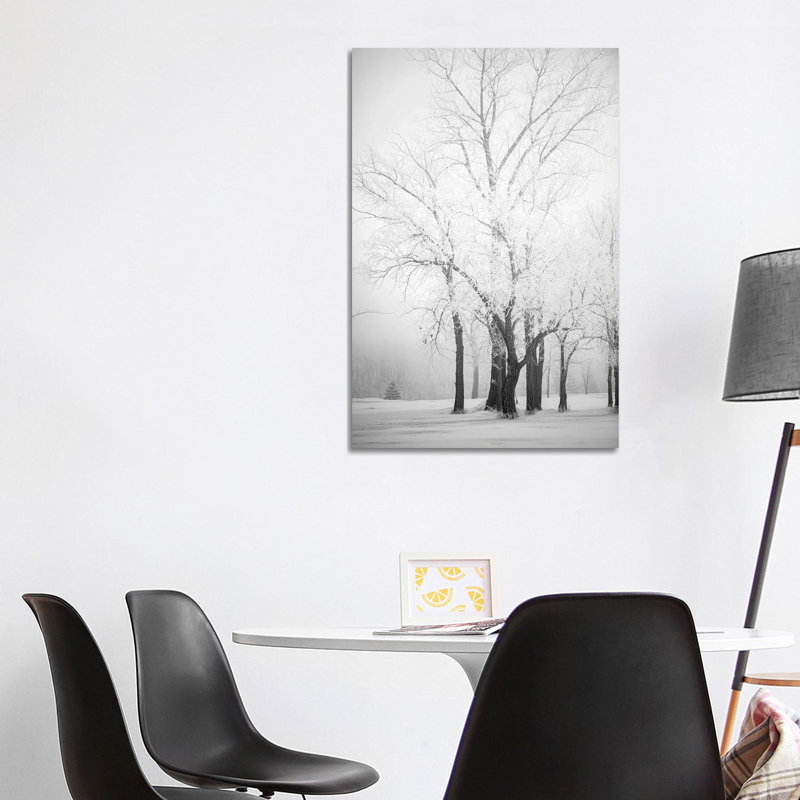Hoarfrost Trees 1 Piece Wrapped Canvas Wall Art, 101.6 cm H x 66.04 cm W