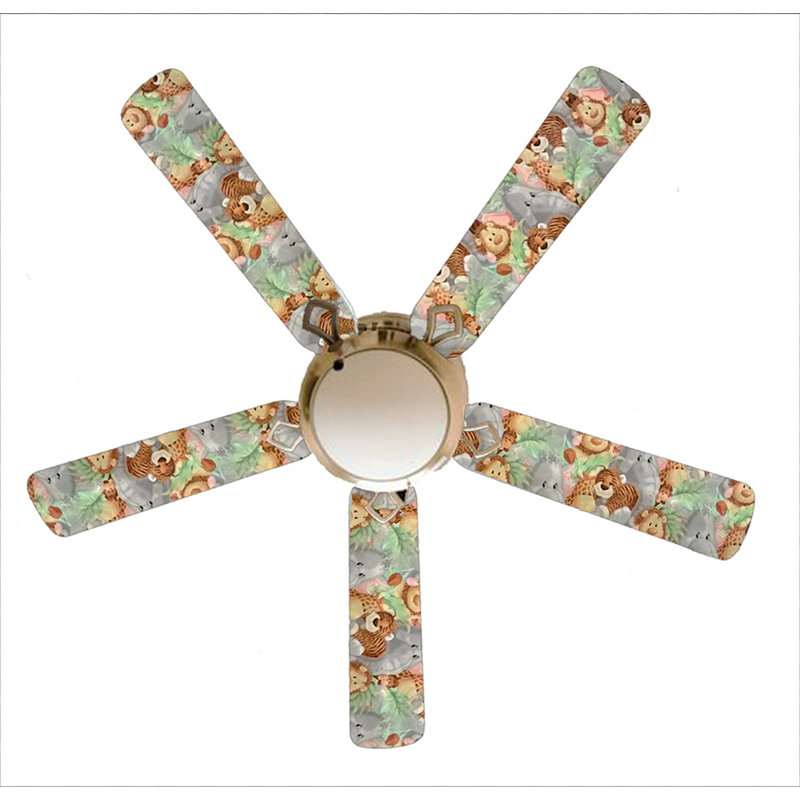 Ventilateur de plafond à 5 pales 52 po avec chaînette et ensemble d’éclairage inclus Spradling