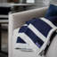 Reversible Framed Stripe Wool Throw-16873888