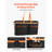 Solar Panel Storage Bag for 2 x 400W Foldable Solar Panels, Waterproof Faraday + Nylon Solar Panel Carrying Bag with Signal Blocking, Lightweight Portable for Outdoor Camping, RV Travel