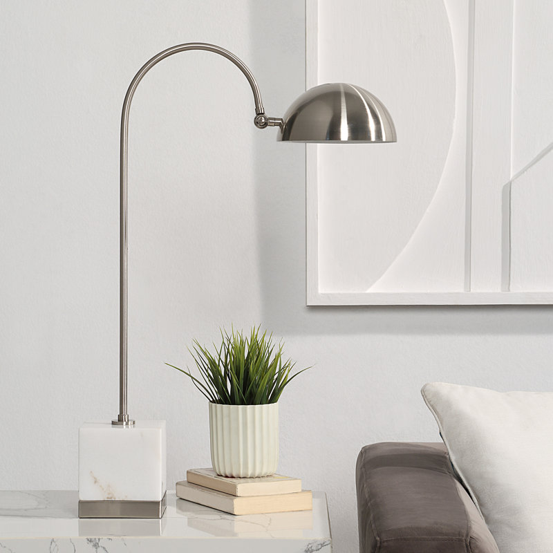 Standard Table Lamp by Renwil, Silver